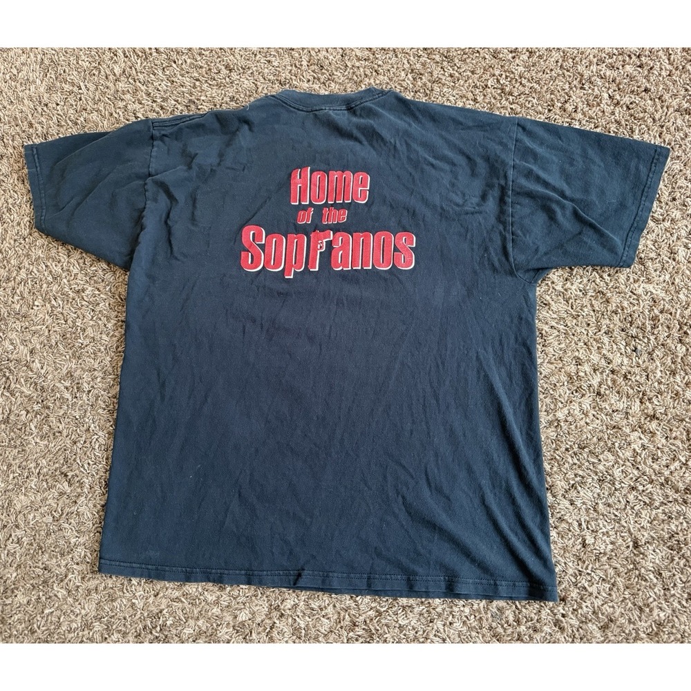 Vintage Mullberry Bar  Home Of The Sopranos TV Show Promo T-Shirt Size XL